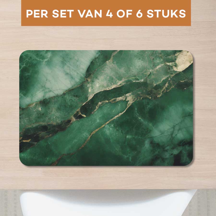 Placemat - Marmer Groen