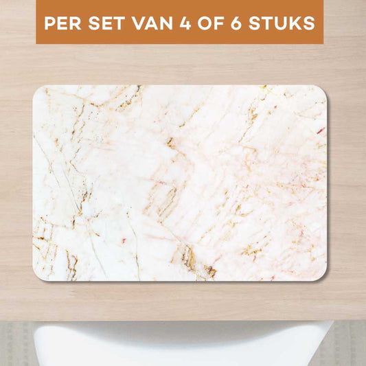 Placemat - Marmer Natuurlijk Wit