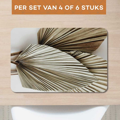 Placemat - Gedroogde palmbladeren