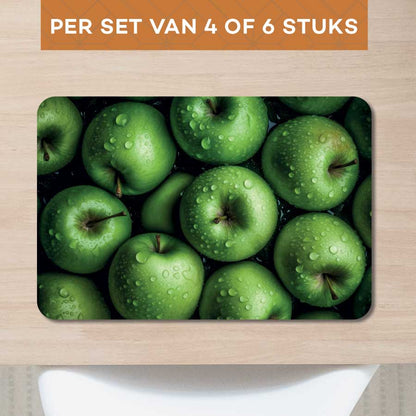Placemat - Groene appels
