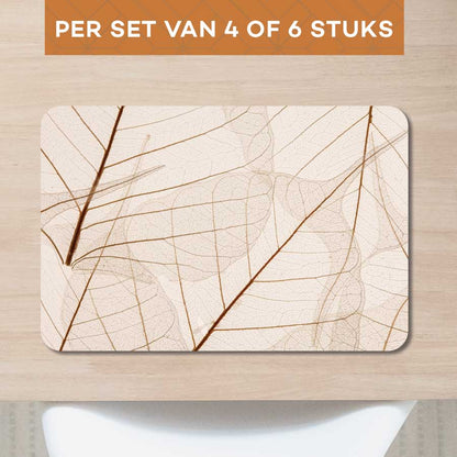 Placemat - Close-up van bladeren