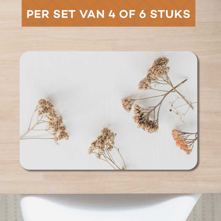 Placemat - Droogbloemen