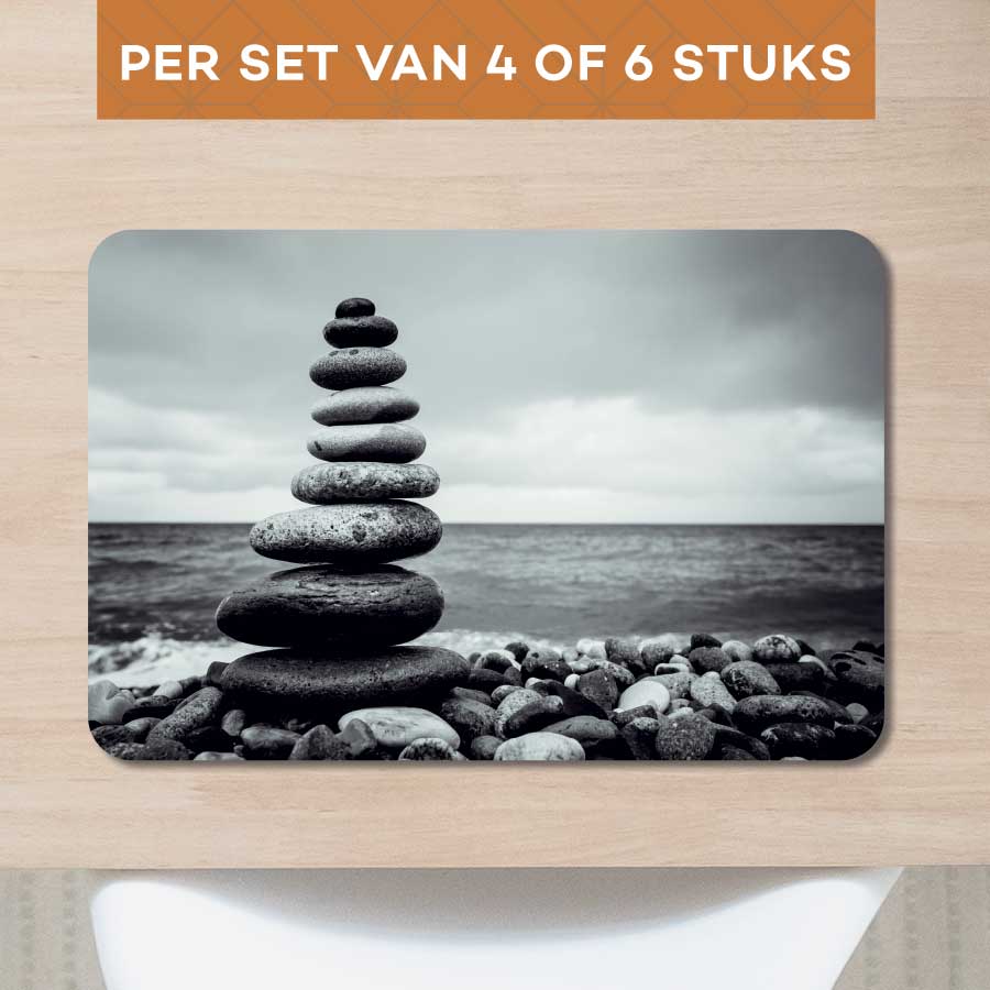 Placemat - Stenen in balans