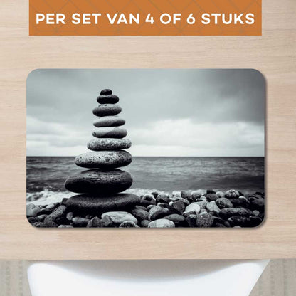 Placemat - Stenen in balans