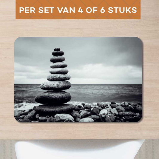Placemat - Stenen in balans