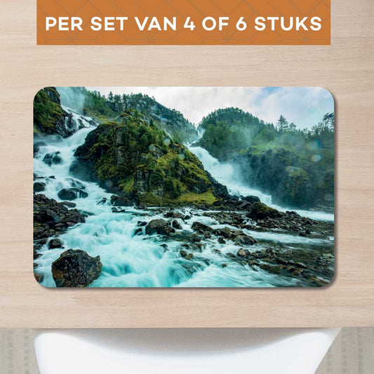 Placemat - Noordse waterval