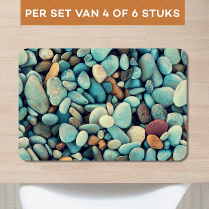 Placemat - Stenen strand