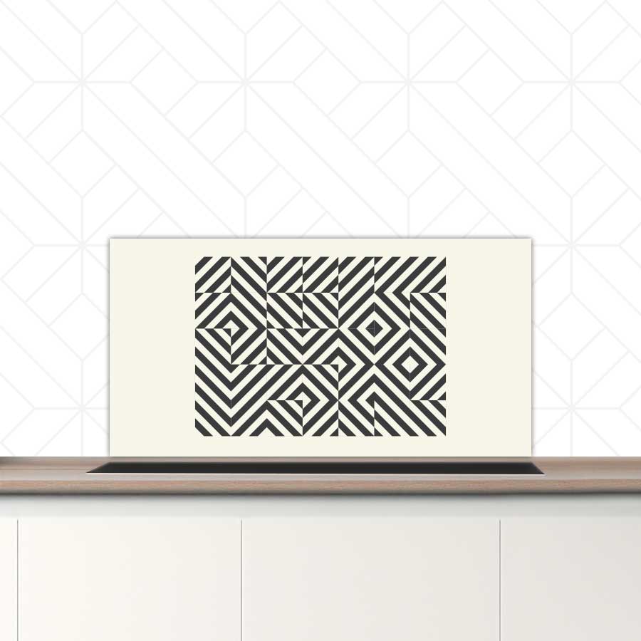 Spatscherm - Bauhaus vierkanten