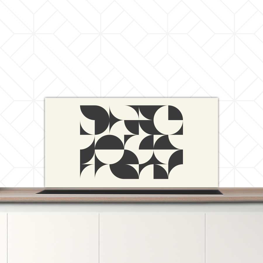 Spatscherm - Bauhaus cirkels