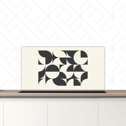 Spatscherm - Bauhaus cirkels