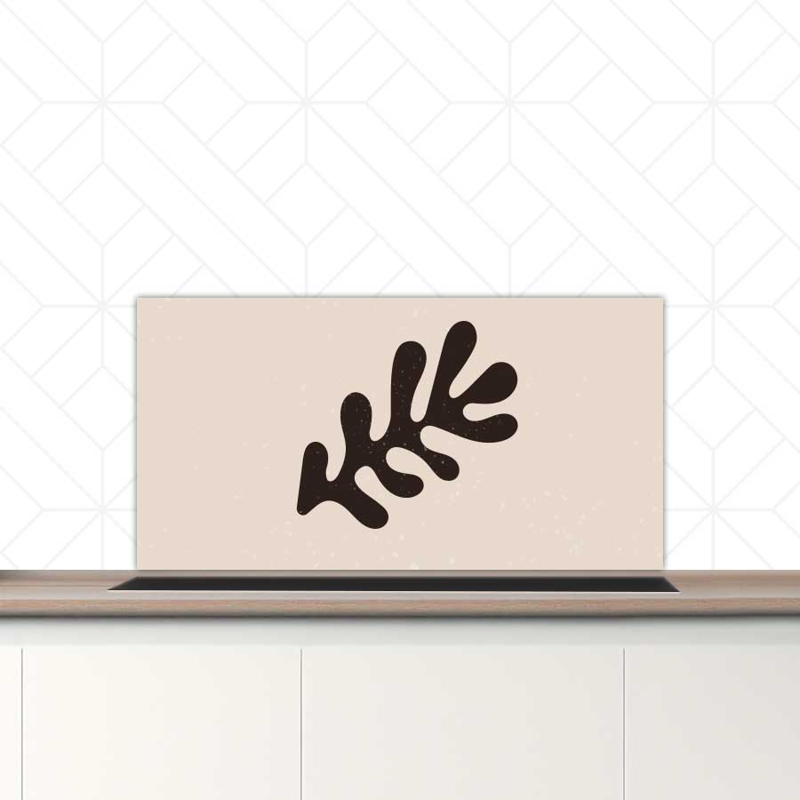 Spatscherm - Artistiek blad