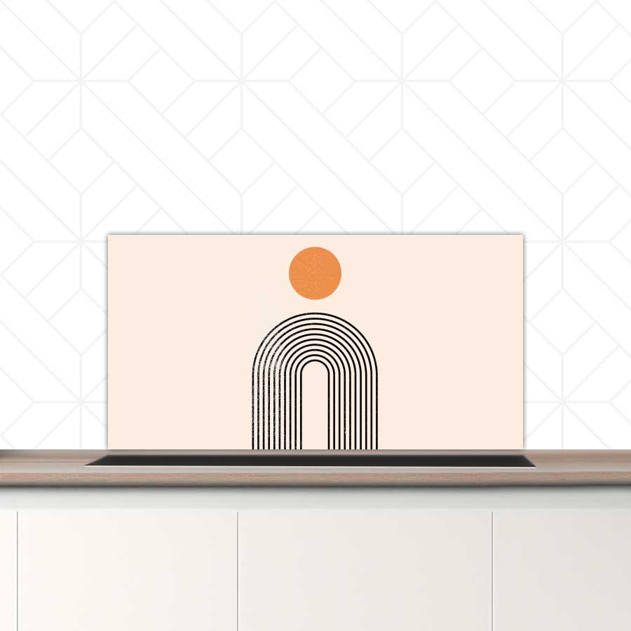 Spatscherm - Boho Regenboog