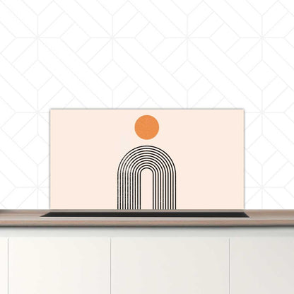 Spatscherm - Boho Regenboog