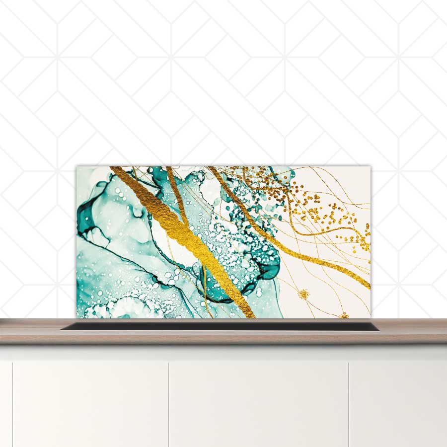 Spatscherm - Abstracte lucht