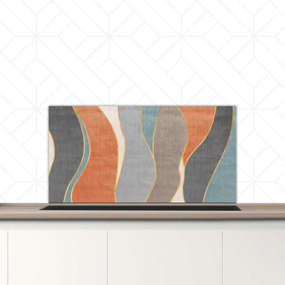 Spatscherm - Abstracte golven