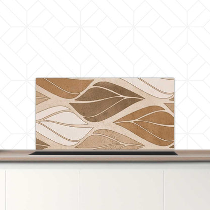 Spatscherm - Golvende bladeren