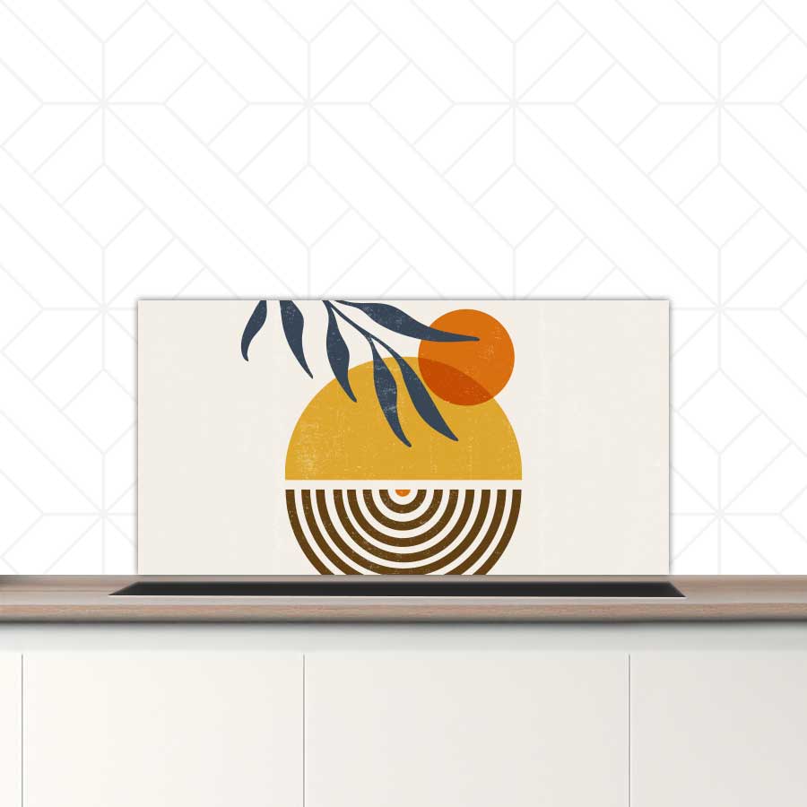 Spatscherm - Boho zonsondergang