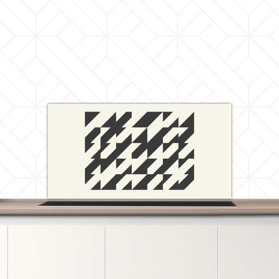 Spatscherm - Bauhaus driehoeken