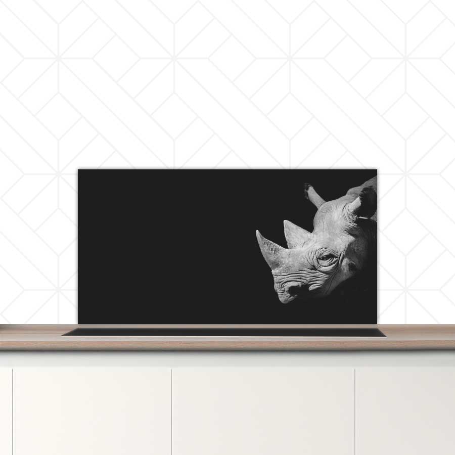 Spatscherm - Neushoorn