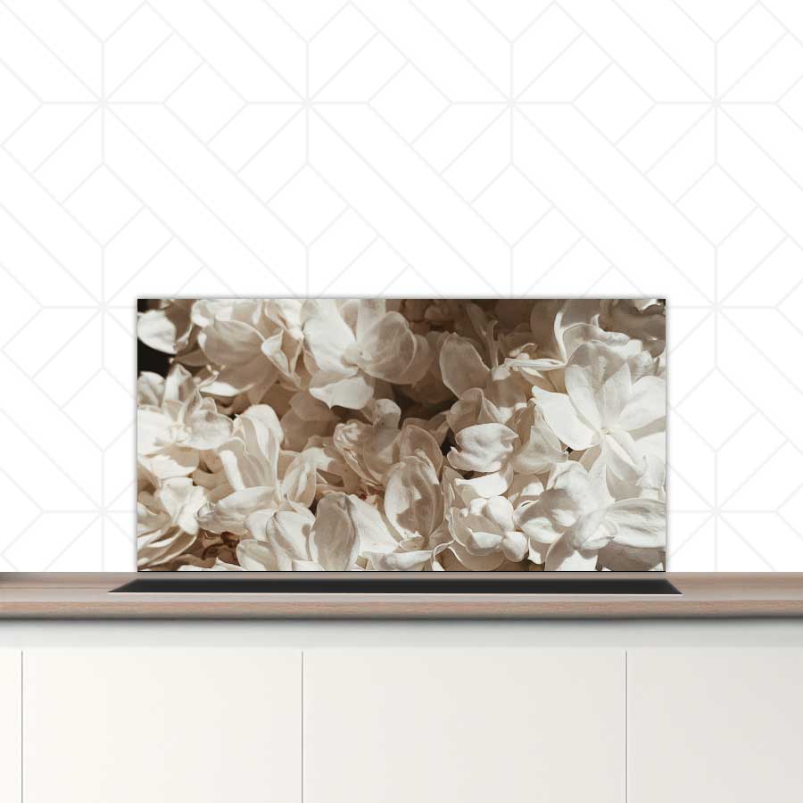 Spatscherm - Witte lila