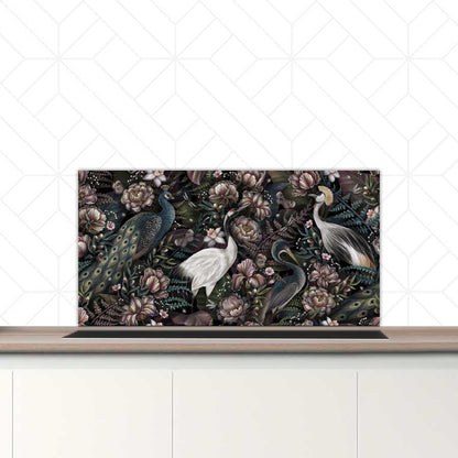 Spatscherm - Tropische vogels