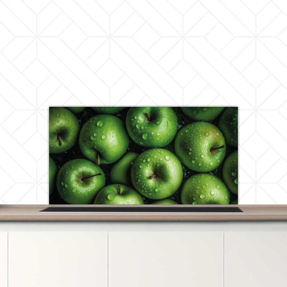 Spatscherm - Groene appels