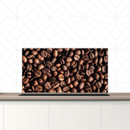 Spatscherm - Koffiebonen