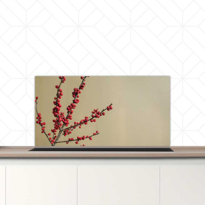 Spatscherm - Rode bessen