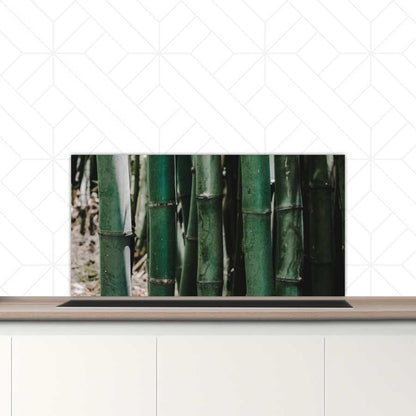 Spatscherm - Groene Bamboe