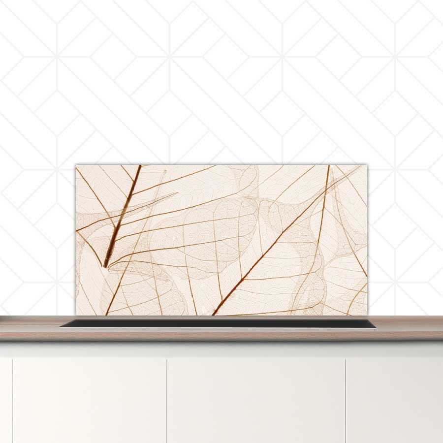 Spatscherm - Close-up van bladeren