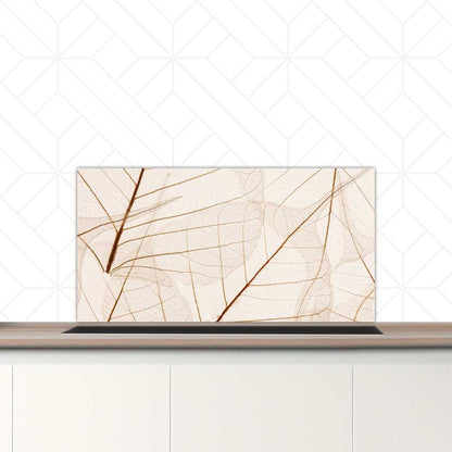 Spatscherm - Close-up van bladeren