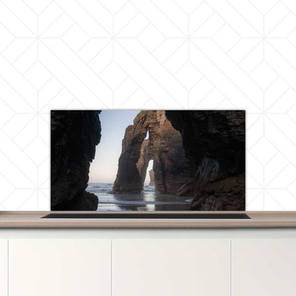 Spatscherm - Natuurlijke bogen