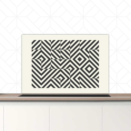 Spatscherm - Bauhaus vierkanten