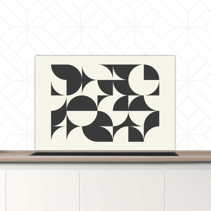 Spatscherm - Bauhaus cirkels