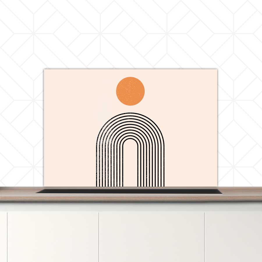 Spatscherm - Boho Regenboog