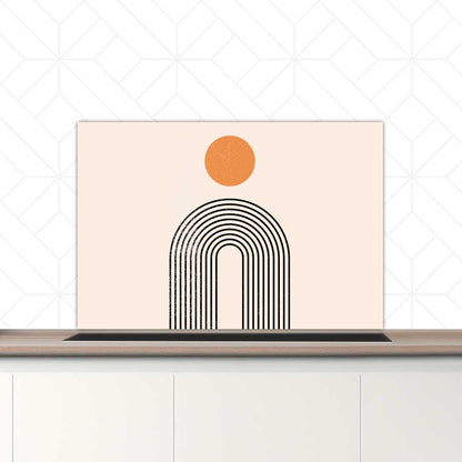 Spatscherm - Boho Regenboog