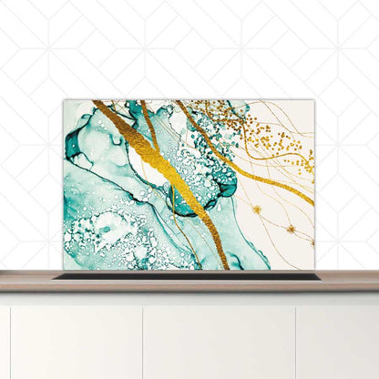 Spatscherm - Abstracte lucht