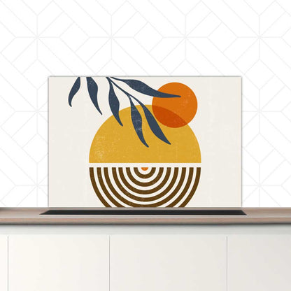 Spatscherm - Boho zonsondergang