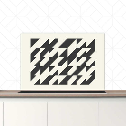 Spatscherm - Bauhaus driehoeken