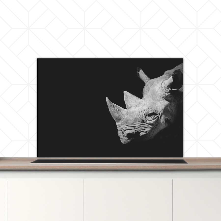 Spatscherm - Neushoorn