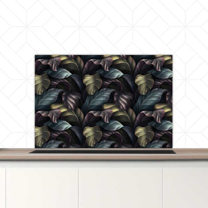 Spatscherm - Tropische bladeren