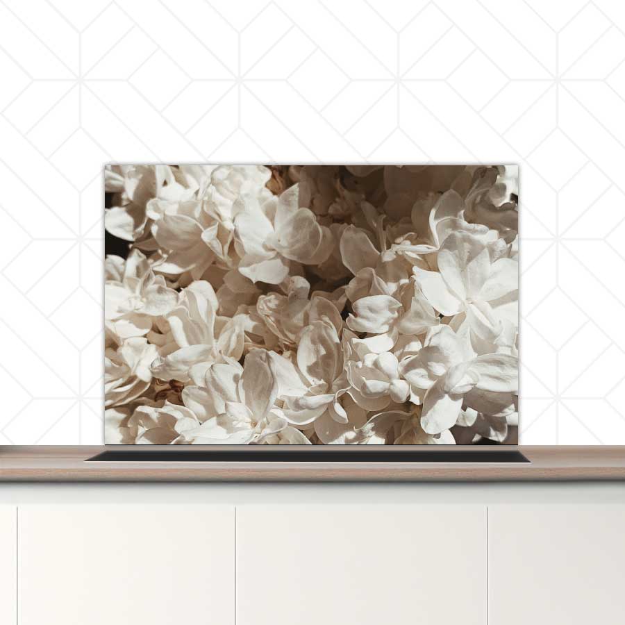 Spatscherm - Witte lila