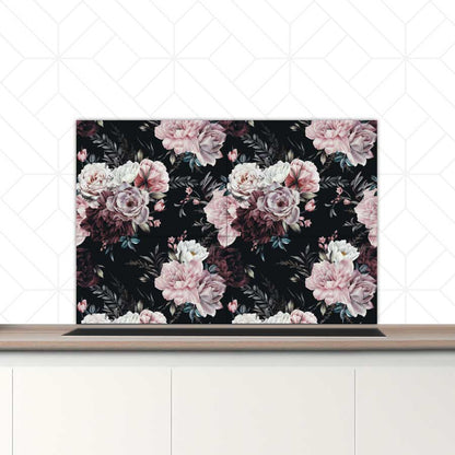 Spatscherm - Floral roze