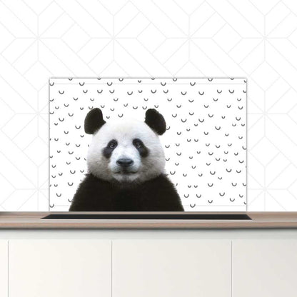 Spatscherm - Funny panda fugler