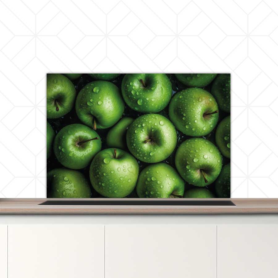 Spatscherm - Groene appels