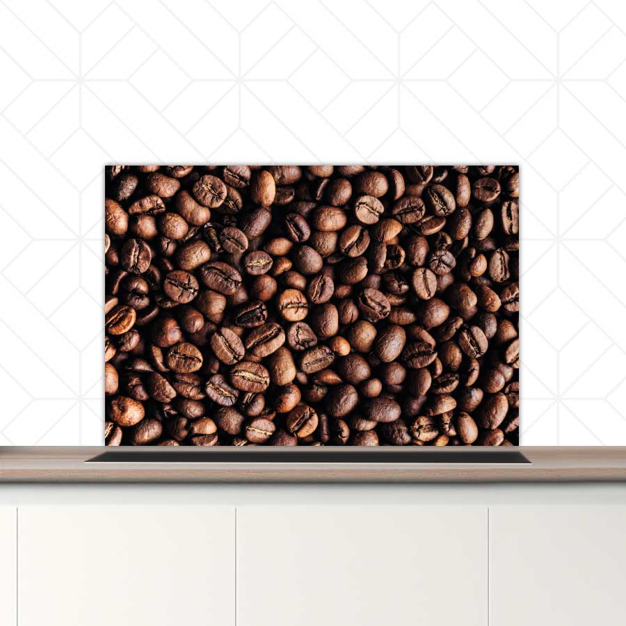 Spatscherm - Koffiebonen