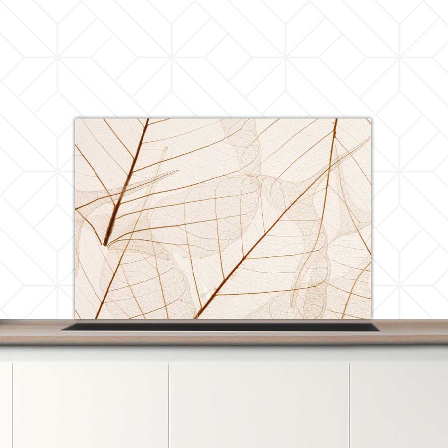 Spatscherm - Close-up van bladeren