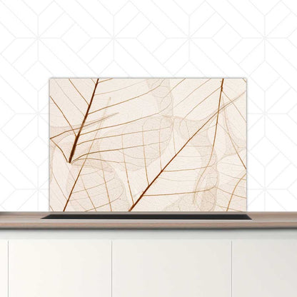 Spatscherm - Close-up van bladeren