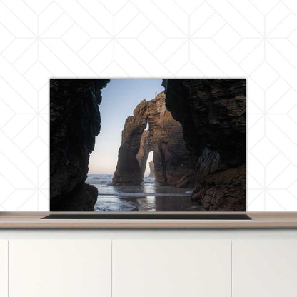 Spatscherm - Natuurlijke bogen