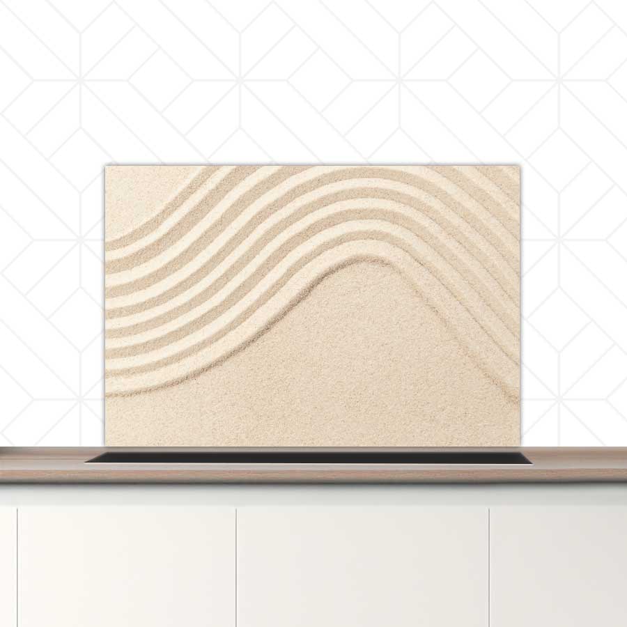 Spatscherm - Zandgolven